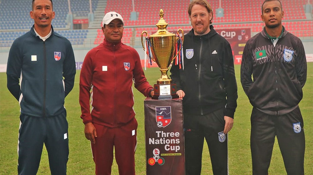 (थ्री नेसन्स) कप फुटबलको उपाधिका लागि आज नेपाल र बंगलादेशबीच प्रतिष्पर्धा हुँदै