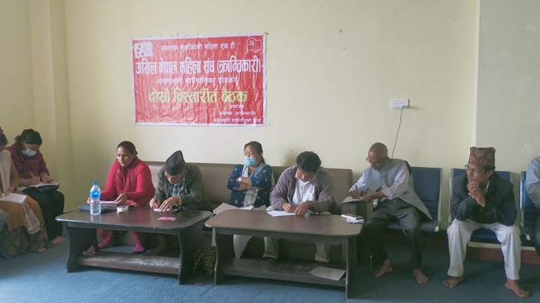 अखिल नेपाल महिला संघ क्रान्तिकारी बंगलाचुलीको अध्यक्षमा जलजला निर्वाचित