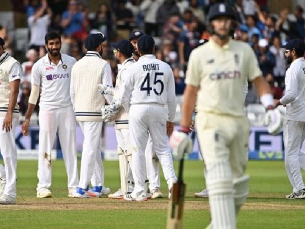 भारत र इङ्ग्ल्यान्डबीचको पहिलो टेस्ट क्रिकेट बराबरीमा